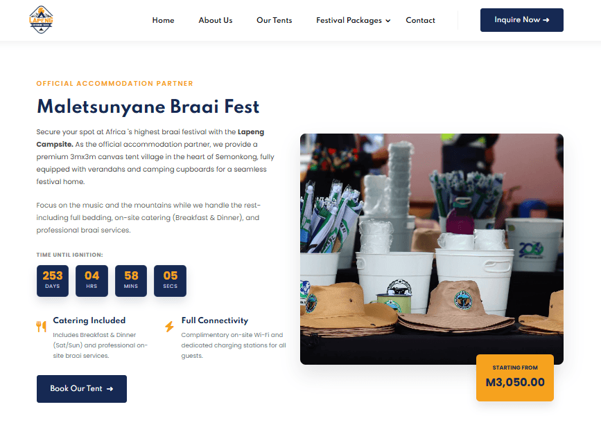 Lapaneng Outdoors Tents screenshot 6