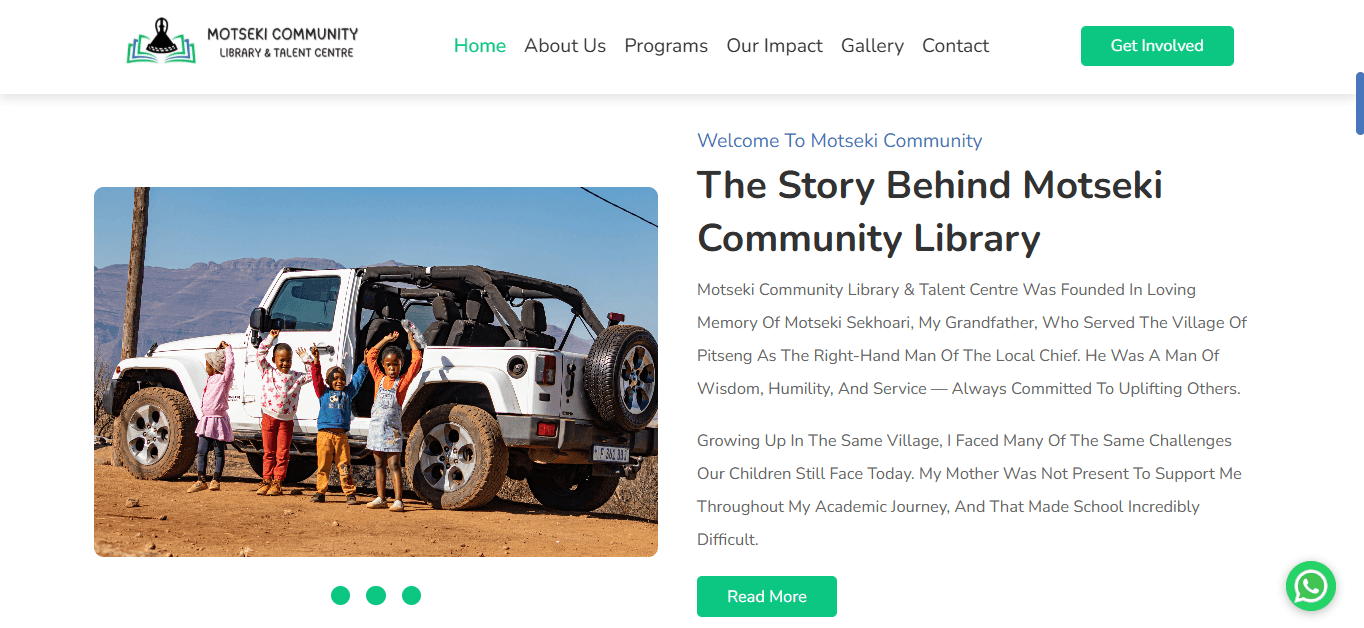 Motseki Community Library screenshot 2