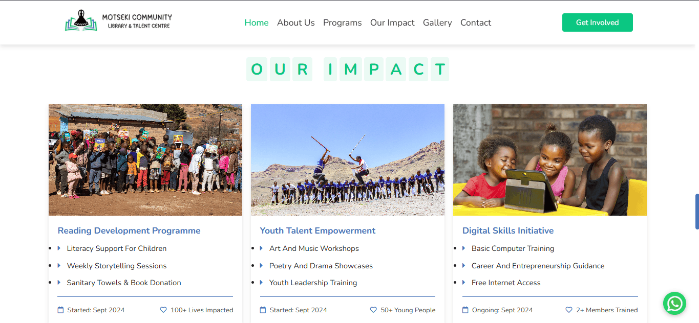 Motseki Community Library screenshot 3