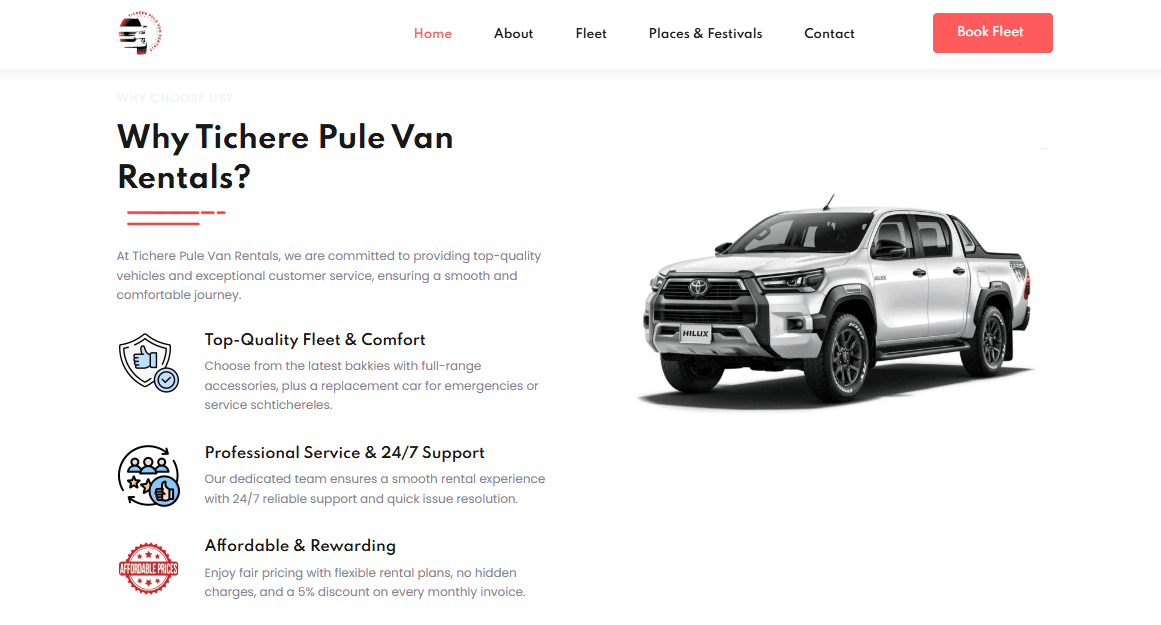 Tichere Pule Van Rentals screenshot 5