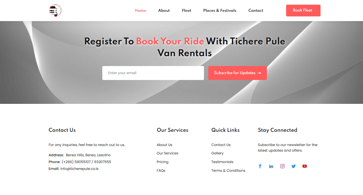 Tichere Pule Van Rentals screenshot 6
