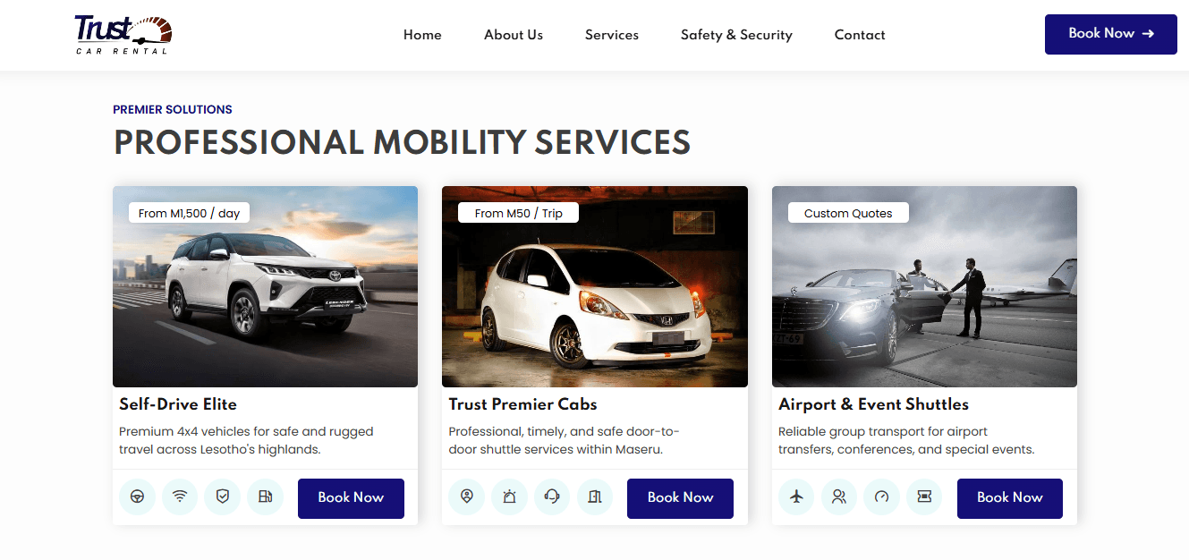 Trust Car Rental screenshot 3