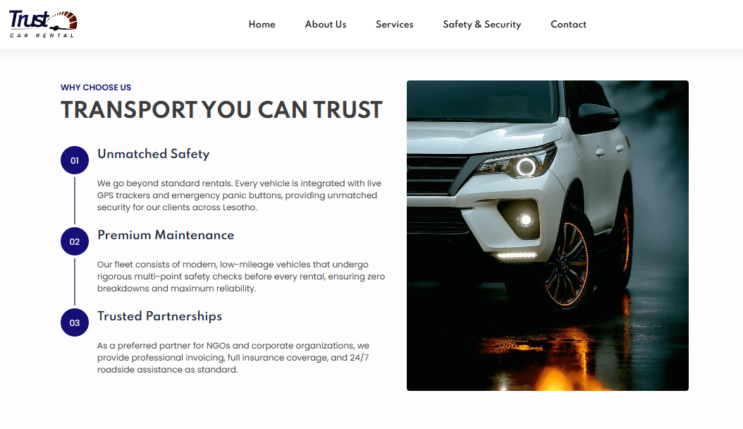 Trust Car Rental screenshot 4